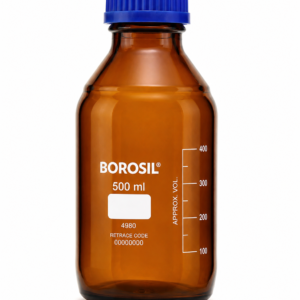 Borosil Reagent Bottle, Amber – Borosilicate Glass Laboratory Bottle