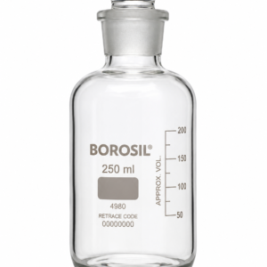 Borosil Reagent Bottle with Glass Stopper – Borosilicate Glass Laboratory Bottle