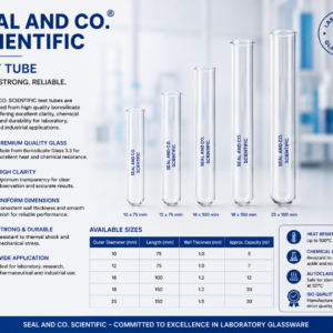 SEAL AND CO. Test Tube – Laboratory Grade