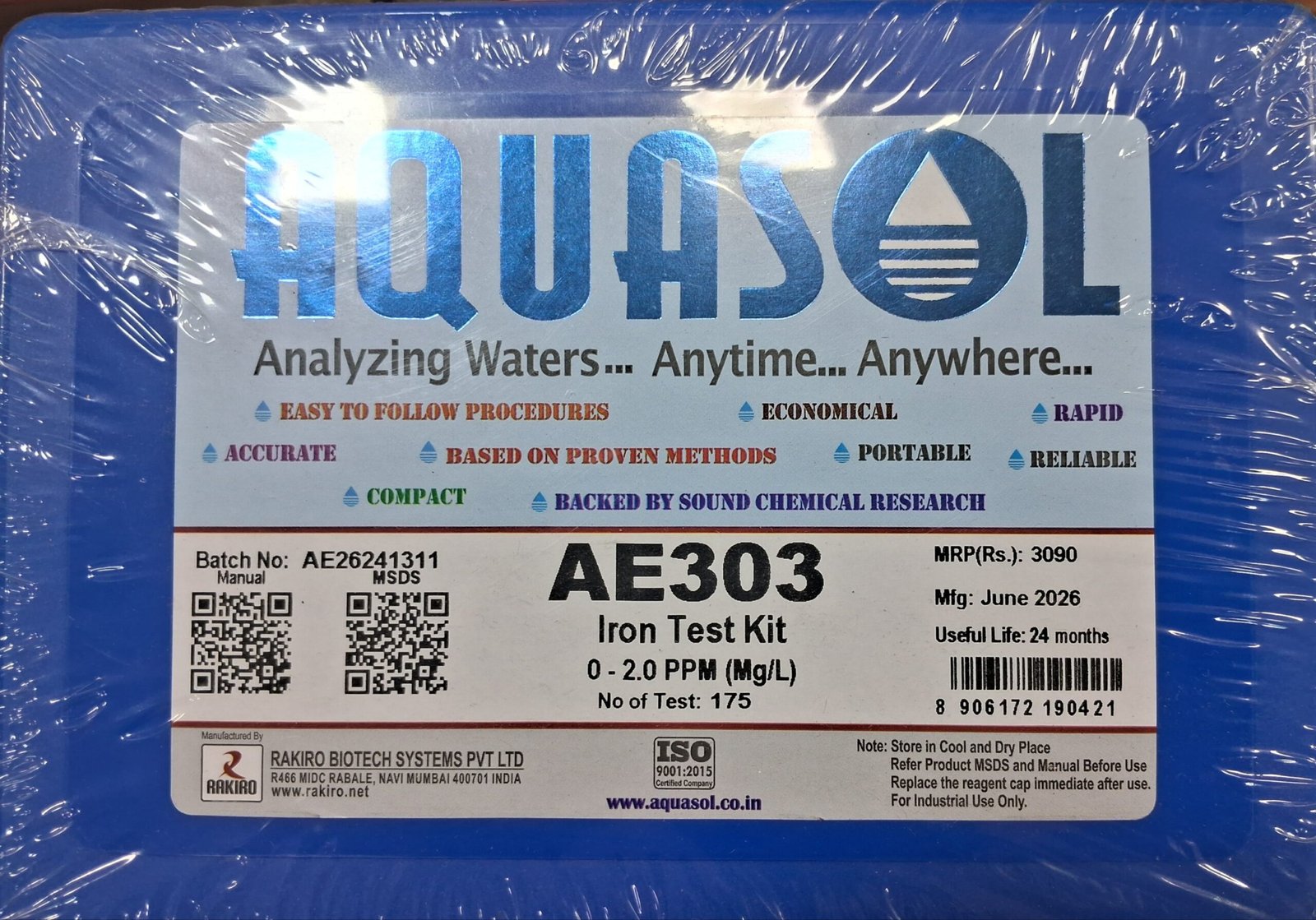 Iron Test Kit
