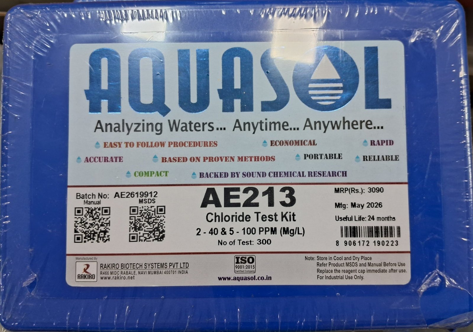 Chloride Test Kit