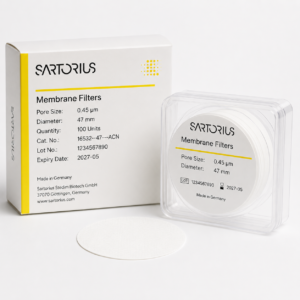 Sartorius Membrane Filter, 0.45 µm, 47 mm Diameter | Laboratory Filtration Membrane